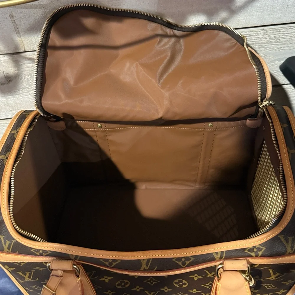 Louis Vuitton Monogram Pet Carrier - Authentic